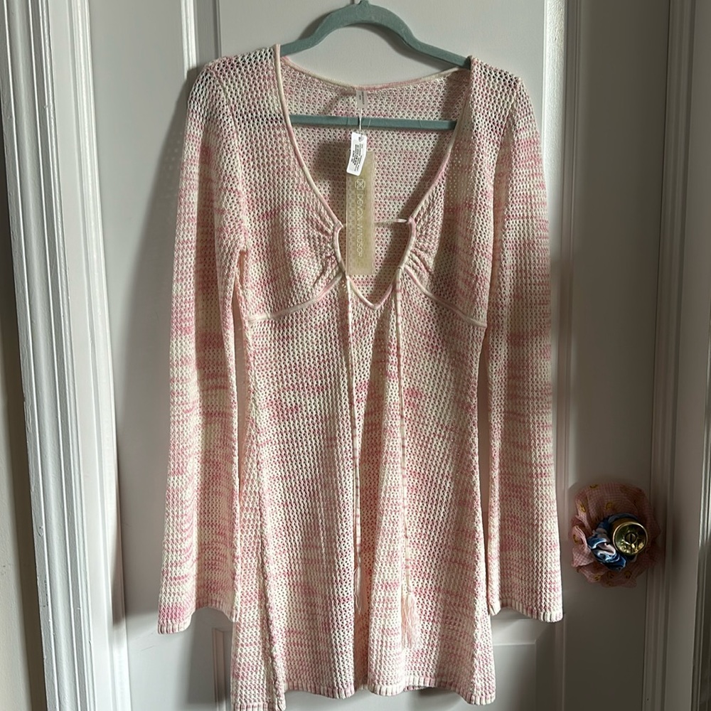 NWT  Devon Windsor powder puff Cassandra dress M